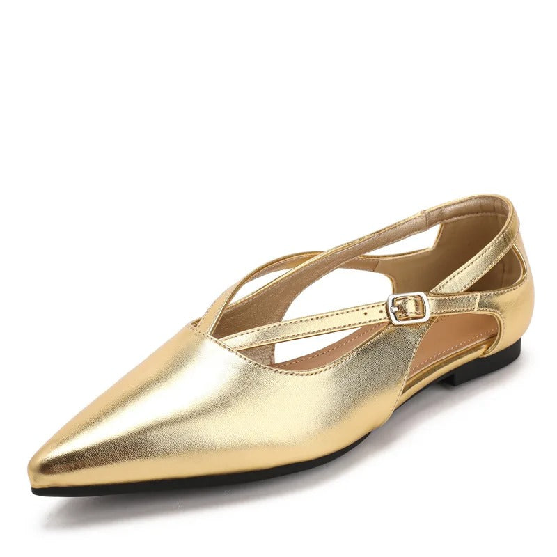 Bella Walk Pointed-Toe Slip-On Ballet Flats