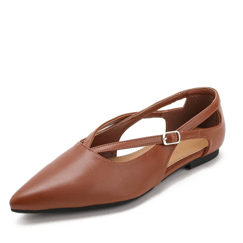 Bella Walk Pointed-Toe Slip-On Ballet Flats