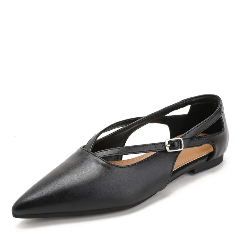 Bella Walk Pointed-Toe Slip-On Ballet Flats