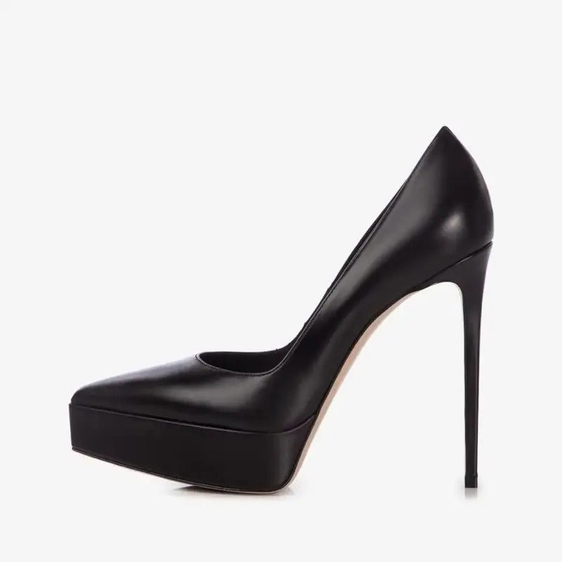 Bella Walk Nude Patent Platform Pumps