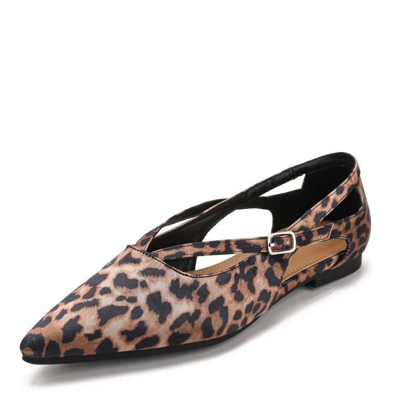 Bella Walk Pointed-Toe Slip-On Ballet Flats